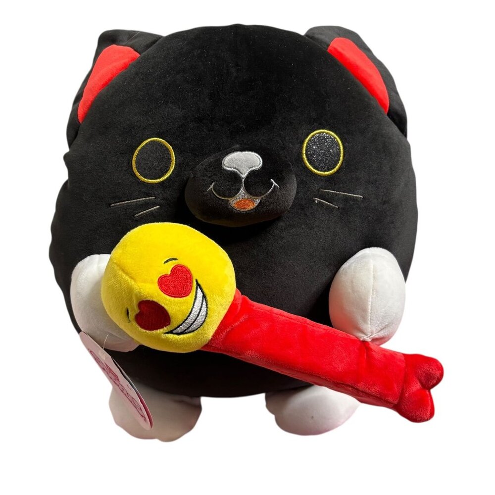 Zuru Snackles Plush Luna Black Cat Soft Toy Pez Candy Large Stuffed Animal